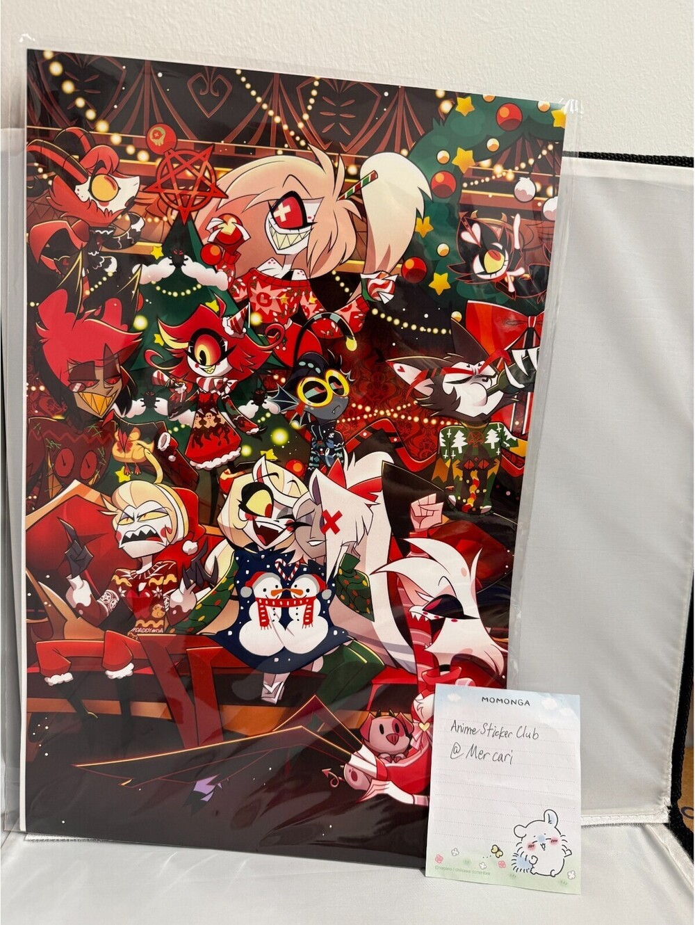 Hazbin Hotel Staff Holiday 2025 Poster Sealed Alastor Charlie Angel Dust NEW